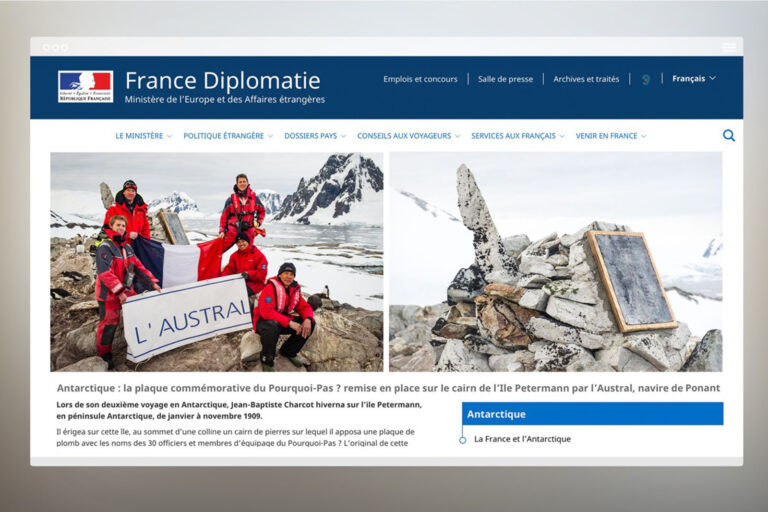 France diplomatie // commande //web