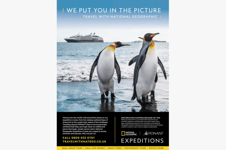 National geographic magazine // publicité